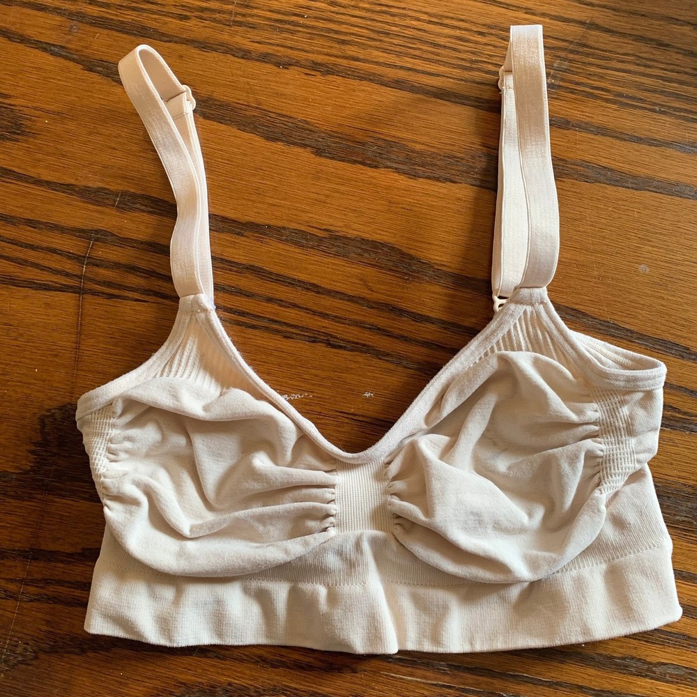 SKIMS Sculpting Bralette Sand Beige Seamless V-Neck SK-BRA-S112 S/M